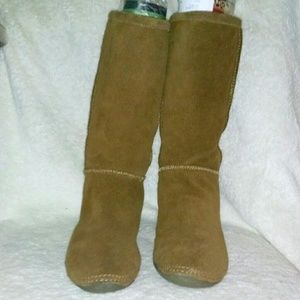 Indeed "September" Suede Mid Calf Boots